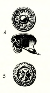 Vermand Graf III fibula's met stralenkrans